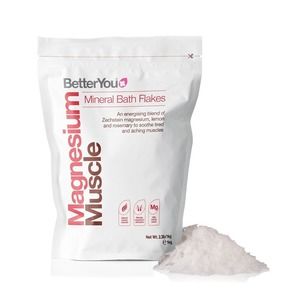 BetterYou Magnesium Muscle Mineral Bath Flakes, 35.27 OZ